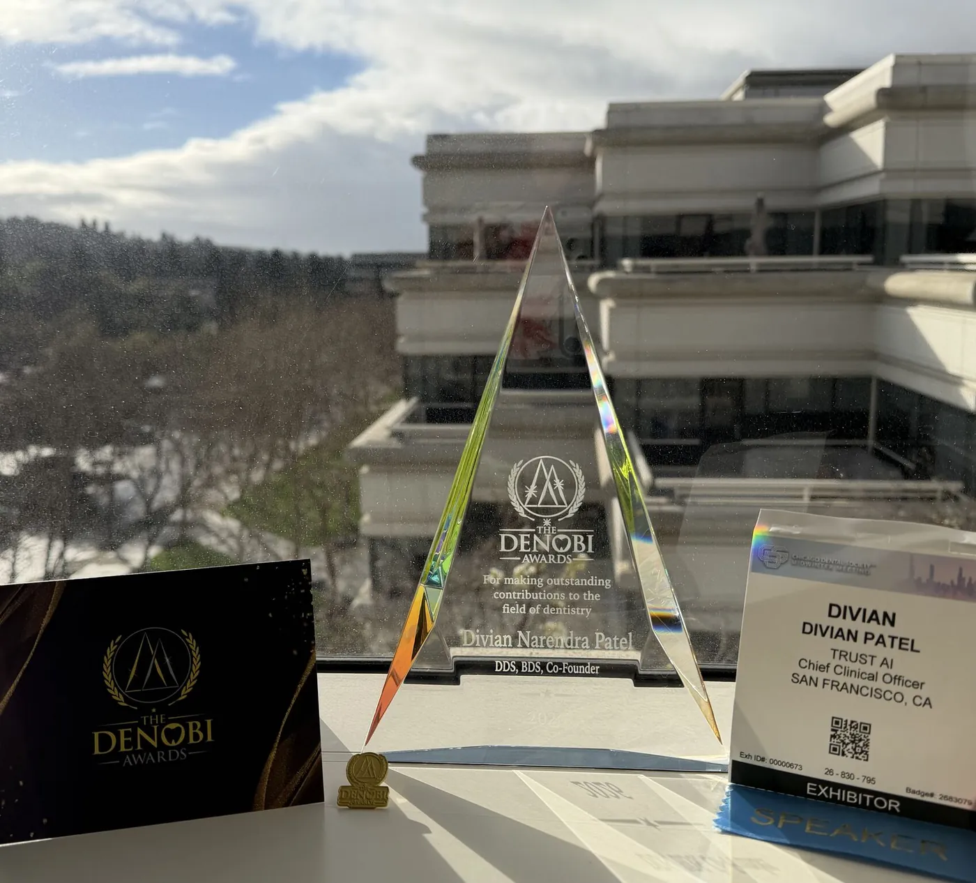Trust AI Co-Founder Dr. Divian Patel Receives Denobi Award as AI Begins Reshaping Dentistry